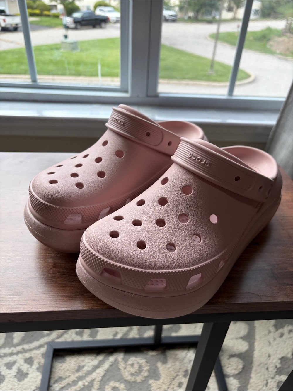CROCS Women’s Platform Clog in Light Pink